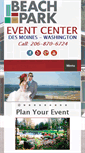Mobile Screenshot of beachparkeventcenter.com